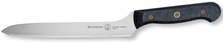 Image du produit Messermeister Couteau à pain Custom 20 cm, Gris/Noir (20 cm)