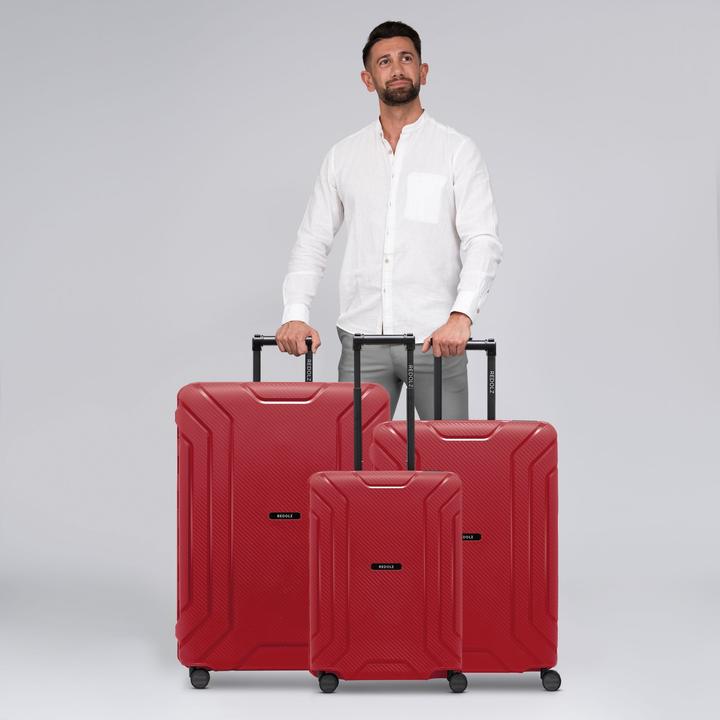 Produktbild Redolz Essentials 15 4-Rollen Kofferset 3-tlg. mit Dreipunkt-Verschluss (210 l, XL (ab 115l))