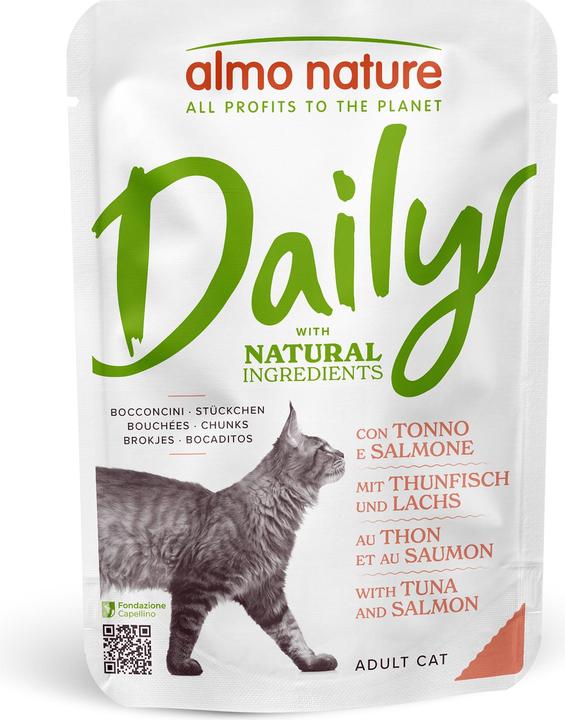 Actual product image Almo Nature Daily Menu Tuna & Salmon (Adult, 1 pcs., 70 g)