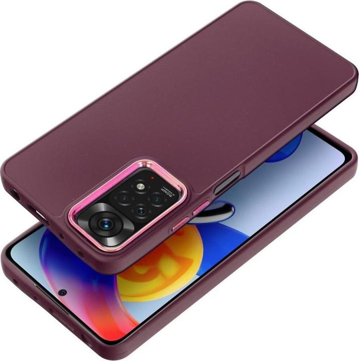 Produktbild OEM Back panel cover FRAME Case for XIAOMI Redmi Note 11 / 11S purple (Xiaomi Redmi Note 11, Oppo A11s)
