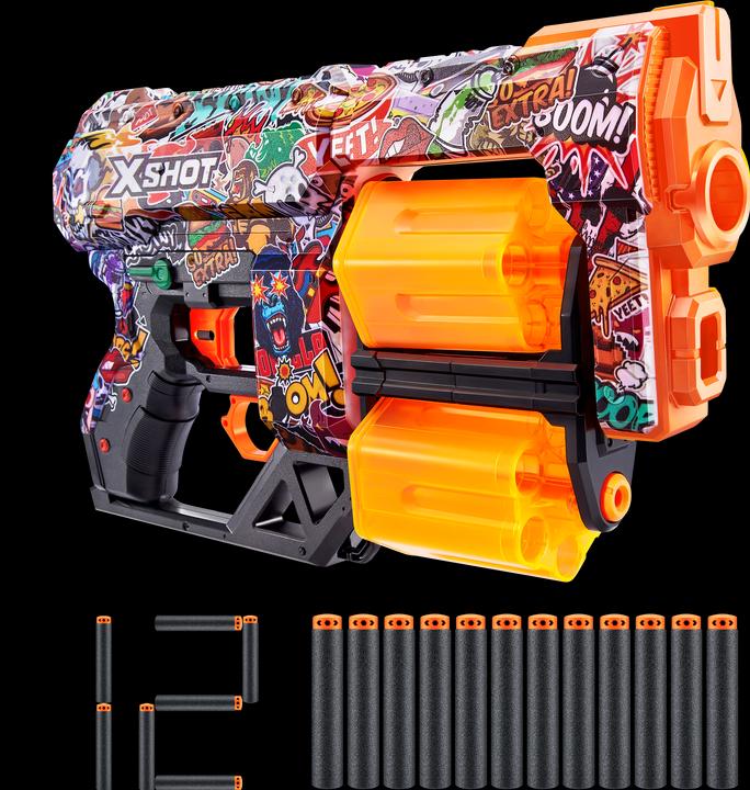Actual product image Xshot X-Shot - Skins Dread (12 Darts) (36517)