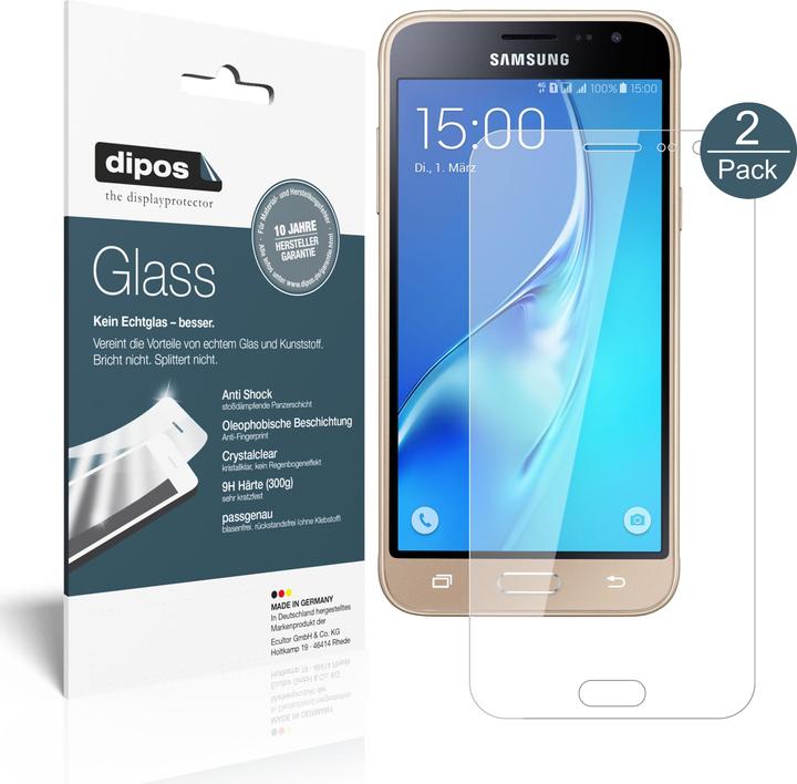 Actual product image Dipos Screen Protector Anti-Shock (1 Piece, Samsung Galaxy J3 (2016))