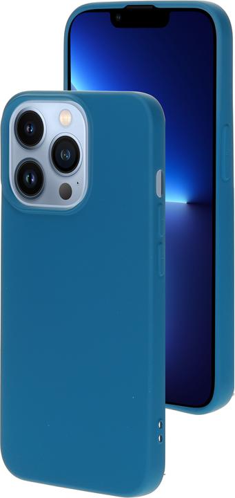 Productafbeelding Mobiparts Silicone Cover Apple iPhone 13 Pro Blueberry Blue (Apple iPhone 13 Pro)