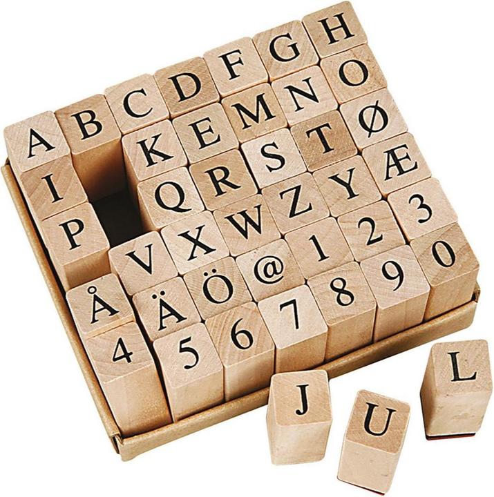 Produktbild Creativ Company Set Buchstaben/Zahlen 42-teilig