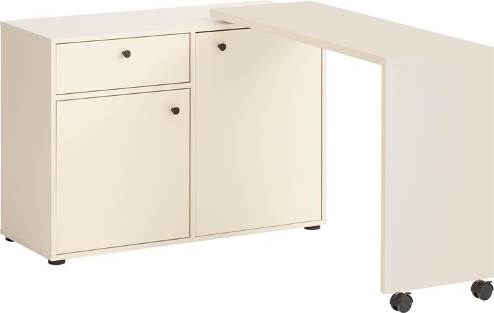 Actual product image Schildmeyer Lovund Tiny Working chest of drawers cream beige (104.5 x 39 x 75.5 cm)