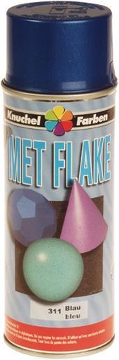 Actual product image Knuchel Metal flake spray 400ml red (Red, 0.40 l)
