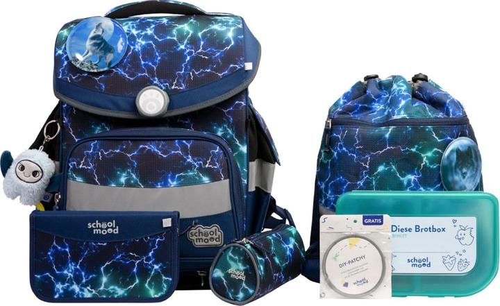 School-Mood Timeless Pro Schulranzen-Set 7-teilig (23.50 l)