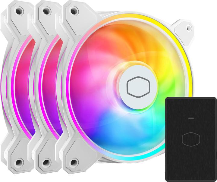 Cooler Master MasterFan MF120 Halo 2 Edizione Bianca 3in1 (120 mm, 3 x)