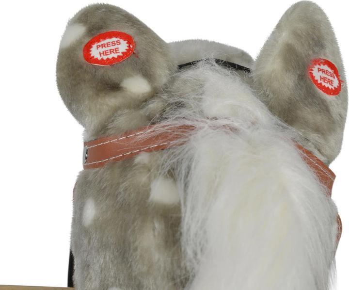 Actual product image Moni Plush rocking horse Spotty