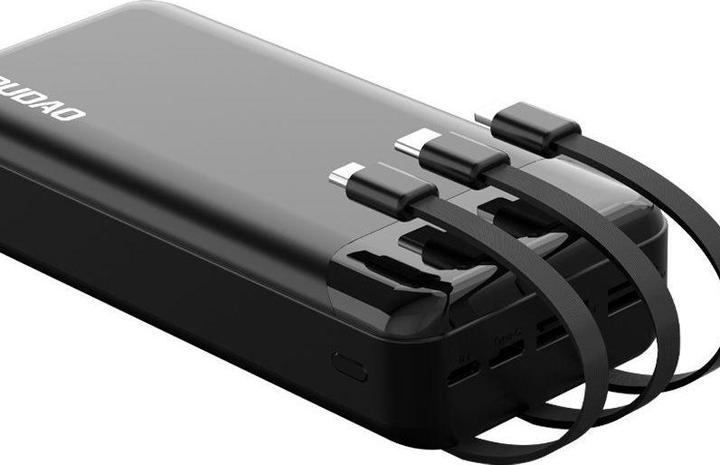 Produktbild Dudao Kapazität Charger mit 3 integrierten Kabeln (20000 mAh, 10 W, 10 Wh)