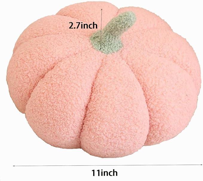 Produktbild Alopini Plüsch-Kürbis-Kissen - Dekoratives Kissen für Zuhause - Geeignet für Säuglinge & Kleinkinder 0-3