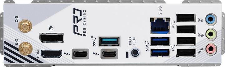 Produktbild AsRock Z890 Pro RS WiFi White Intel DDR5 S1851 (LGA 1851, Intel Z890, ATX)