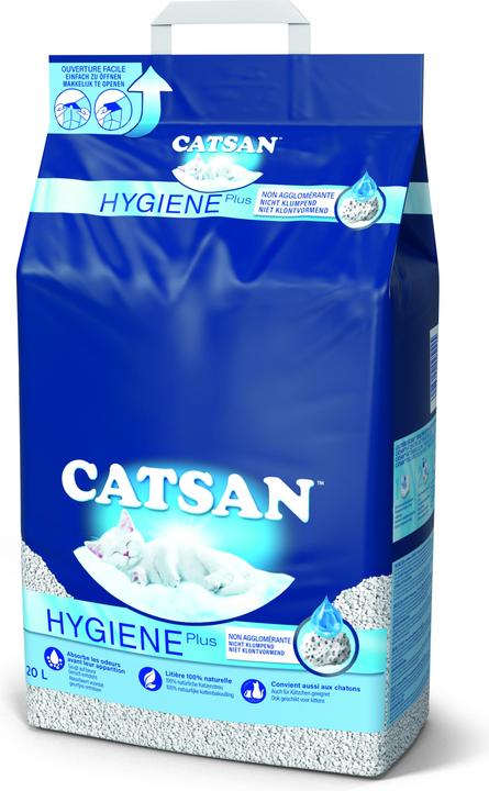 Immagine prodotto Catsan Hygiene Plus (Neutralizzante, Non agglomerante, Profumato, 10 kg)