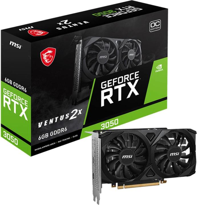 Produktbild MSI GeForce RTX 3050 Ventus 2X OC (6 GB)