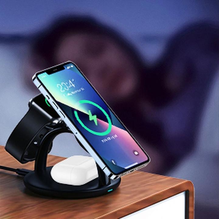 Actual product image Choetech 3 in 1 Charging Station (15 W)