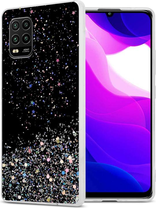 Actual product image Cadorabo Bumper Case for Xiaomi Mi 10 LITE TPU funkelnder Glitter (Mi 10 Lite)