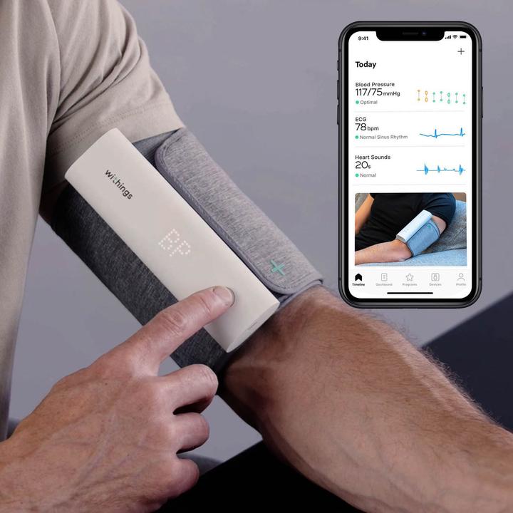Actual product image Withings BPM Connect (Blood pressure monitor upper arm)