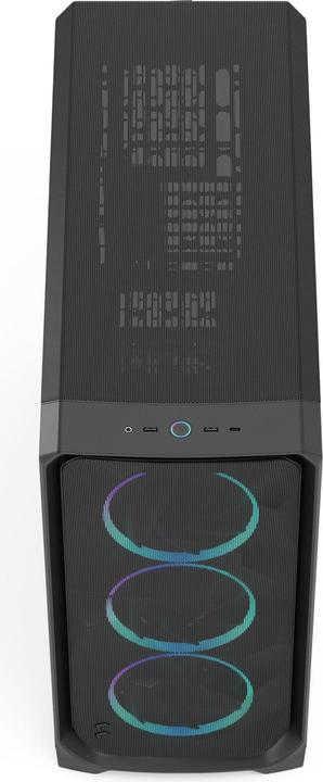 Image du produit Fractal Case Meshify 3 XL Black RGB TG Light Tint (ITX, SSI CEB, ATX, E-ATX, SSI EEB, mATX)