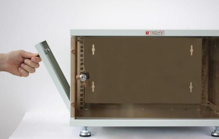Actual product image Techly 19inch Wall Network Rack 9U Depth (10.86 RU, 19 inch rack)