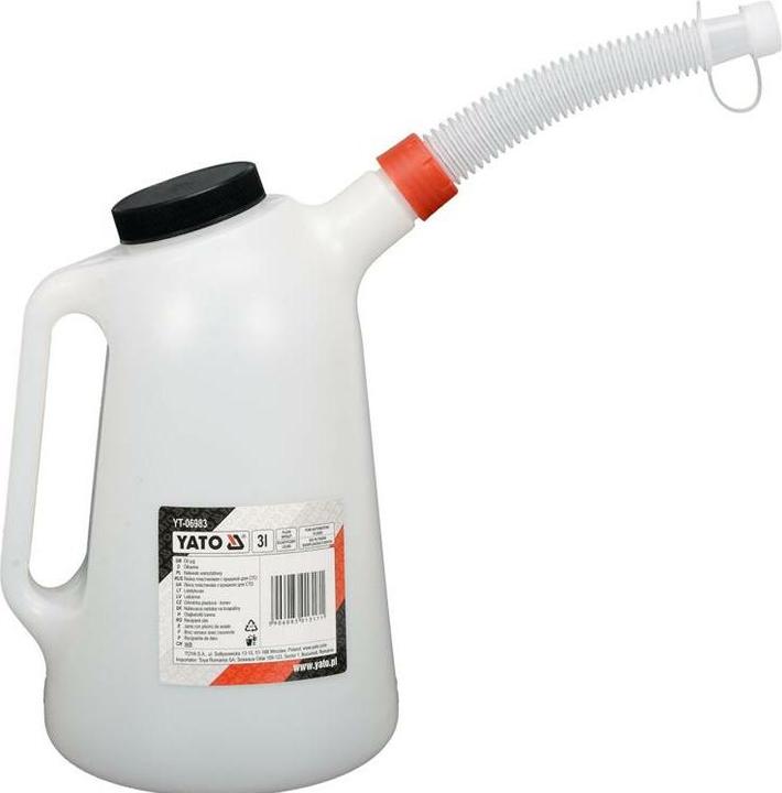 Immagine prodotto Yato Lattina di olio con beccuccio flessibile (3 litri) (Sacchi liquidi)