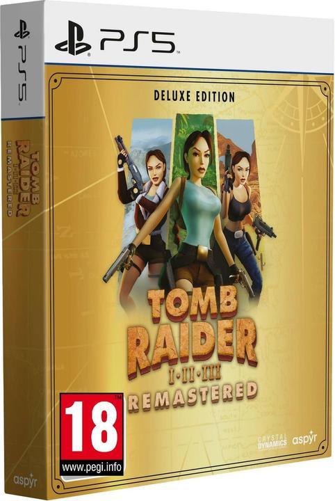 Aspyr Tomb Raider 1-3 PS-5 Remastered Deluxe Edition (PS5, DE, EN, IT, FR)
