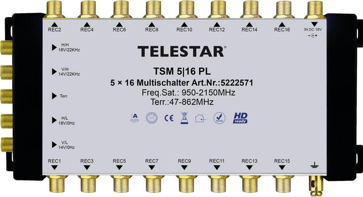 Produktbild Telestar TSM 5/16 Premium Line (Multischalter)
