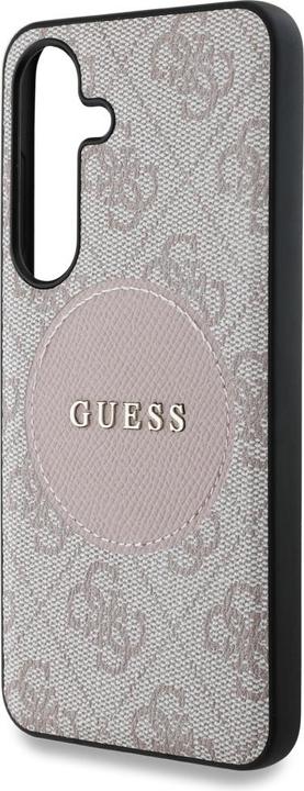 Produktbild Guess Etui 4G Round Patch Classic Logo MagSafe do Samsung Galaxy S25 Plus rÃ³Å¼owy (Samsung Galaxy S25+)