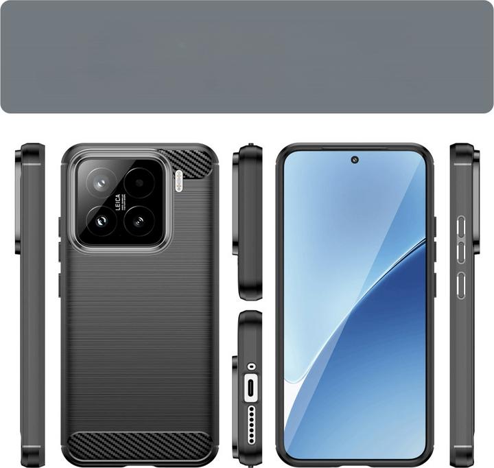 Produktbild Cover-Discount Xiaomi 15 - Metall Carbon Look Hülle (Xiaomi 15)