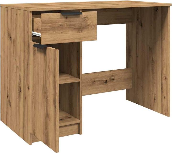 Image du produit VidaXL Schreibtisch Artisan-Eiche 100x50x75 cm Holzwerkstoff Bürotisch (100 x 50 x 75 cm)