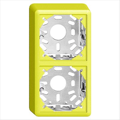 Actual product image Feller Surface-mounted enclosure Edizio 140x74x39 mm lemon