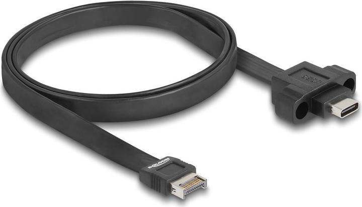 Immagine prodotto Delock Cavo a nastro USB 10Gbps tipo-E Chiave A 20 pin ST > Installazione USB-C BU 0,75m (0.75 m, USB 3.2 Gen 2)