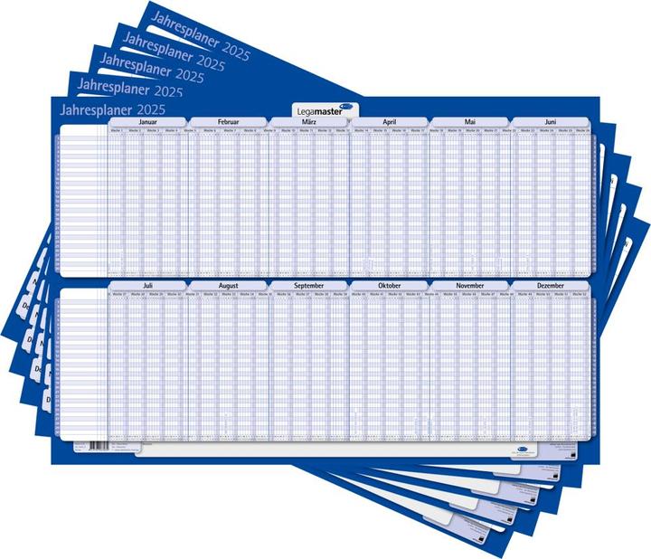 Produktbild Legamaster Urlaubsplaner 2025 90x60cm (90 x 60 cm)
