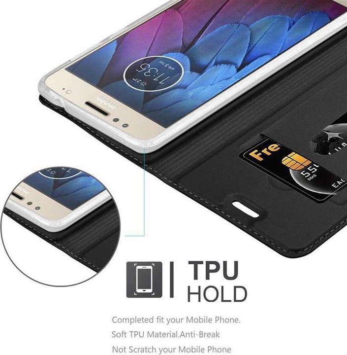 Produktbild Cadorabo Book Classy Style Cover (Motorola Moto G5S Plus)