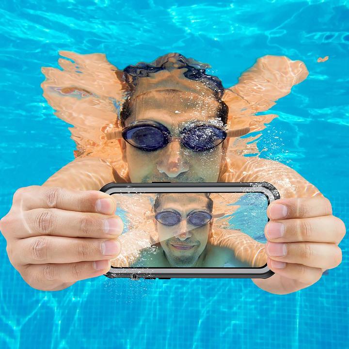 Actual product image Cazy Waterproof Case Compatible with iPhone 14 Pro - Underwater Case Mobile Phone Pockets - (Apple iPhone 14 Pro)
