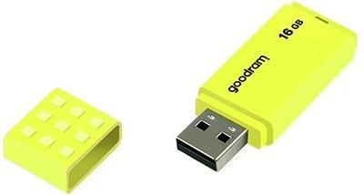 Produktbild Goodram UME2 - 16 GB - USB Typ-A - 2.0 - 20 MB/s - 9 g - Gelb (16 GB, USB-A)