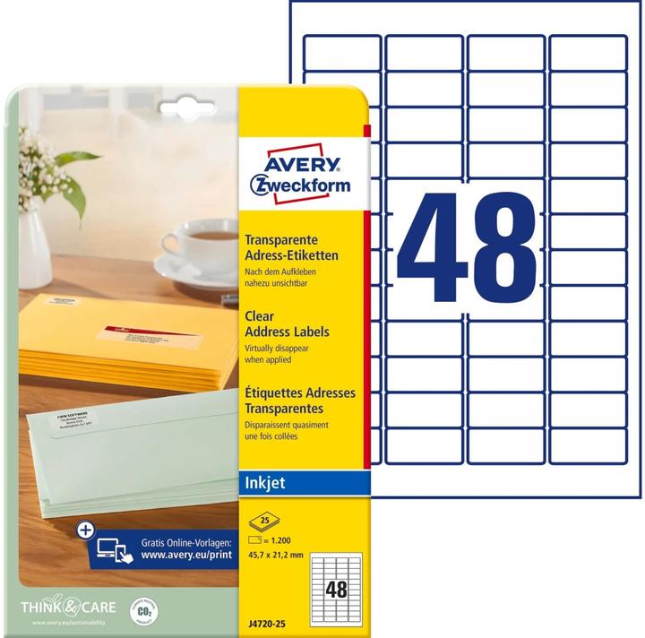 Produktbild Avery Adress-Etiketten