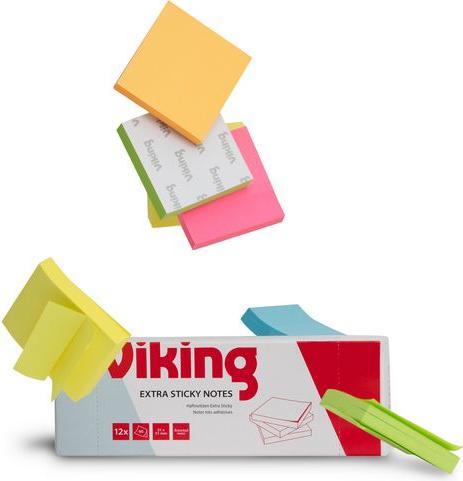 Productafbeelding Viking Sticky notes Rechthoekig Assorti (51 x 51 mm)