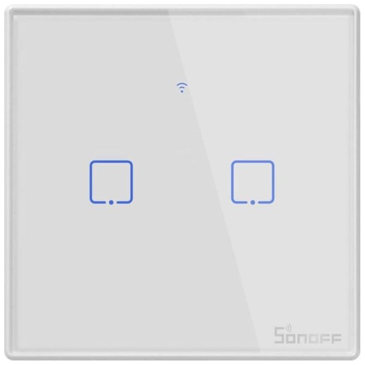 Image du produit Sonoff Smart Switch WiFi + RF 433 T1 EU TX (2 canaux)