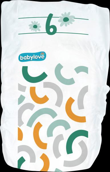Actual product image dm babylove Premium-Windeln (Size 6, Pack, 32 Piece)