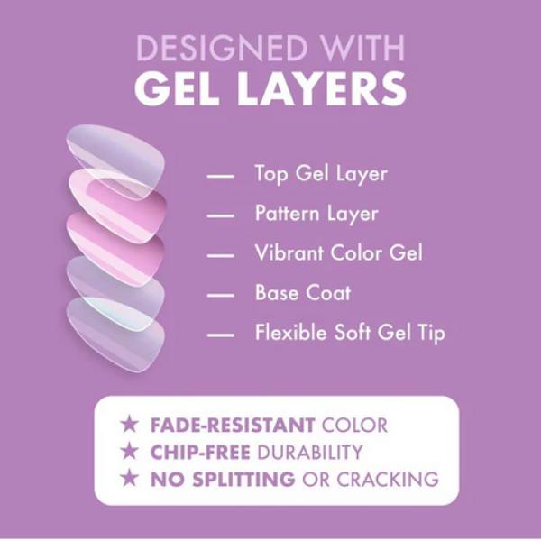 Produktbild MoYou London Soft Gel Press-Ons Vanilla Cream (Kunstnägel, Vanilla Cream)
