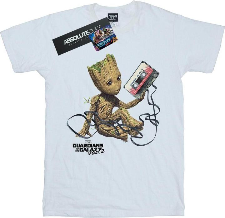 Actual product image Boys Guardians Of The Galaxy Groot Tape T-Shirt (116)