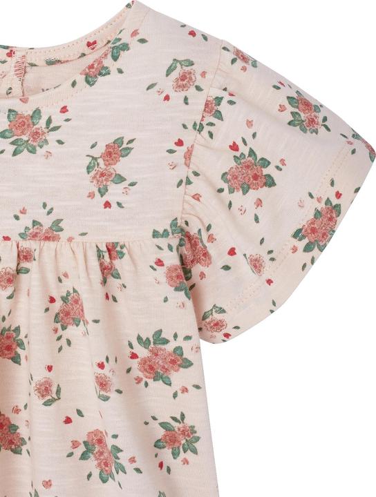 Actual product image Vertbaudet Bio-Kollektion: Mädchen Baby T-Shirt mit Blumenprint (92)