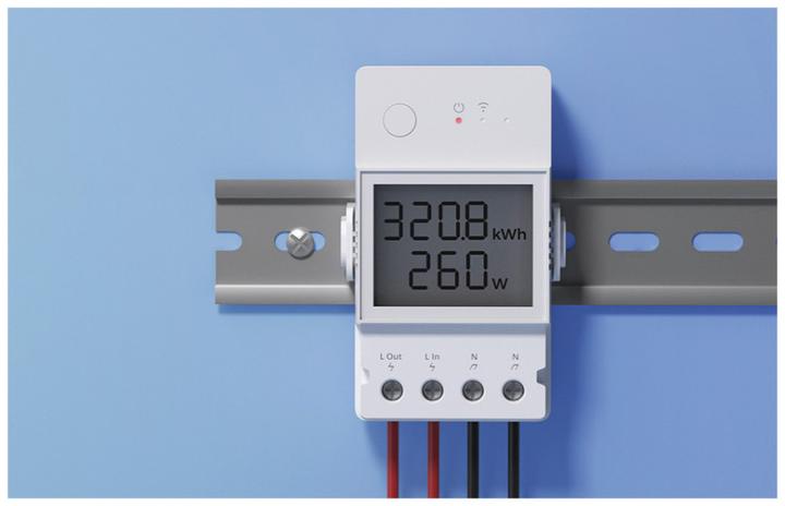 Immagine prodotto Sonoff Interruttore per contatore di energia intelligente Wi-Fi POWR320D (Attuatore dell'interruttore)