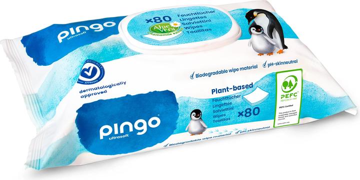 Pingo Feuchttücher (80 Stück)