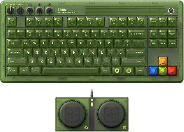 8bitdo Mechanical Keyboard, Xbox/PC/Android (Eng. Int., Kabellos)