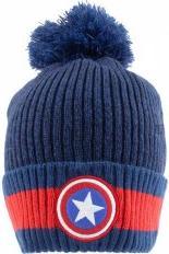 Produktbild Heroes Inc Marvel - Bonnet à pompon Bleu et Rouge Logo de Captain America