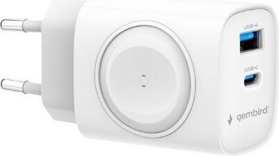 Actual product image Gembird 2-in-1 20 W Apple Watch and Phone Fast Charger | TA-UC-PDQCW20-01-W (20 W)