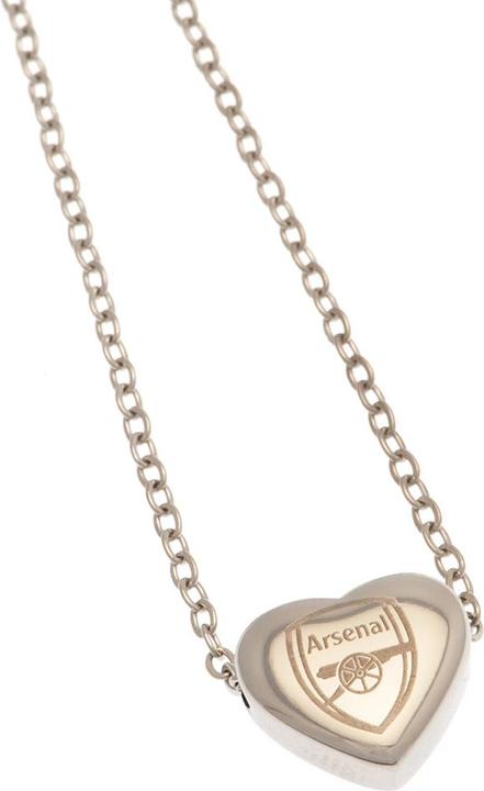 Image du produit Arsenal FC Collier en acier inoxydable en forme de coeur (Matériau 100% synthétique)