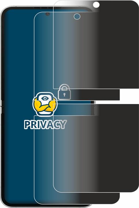 Image du produit BROTECT Film anti-regards Anti-Spy Privacy Film de protection contre la lumière bleue (2 pièce(s), Samsung Galaxy Z Flip6)