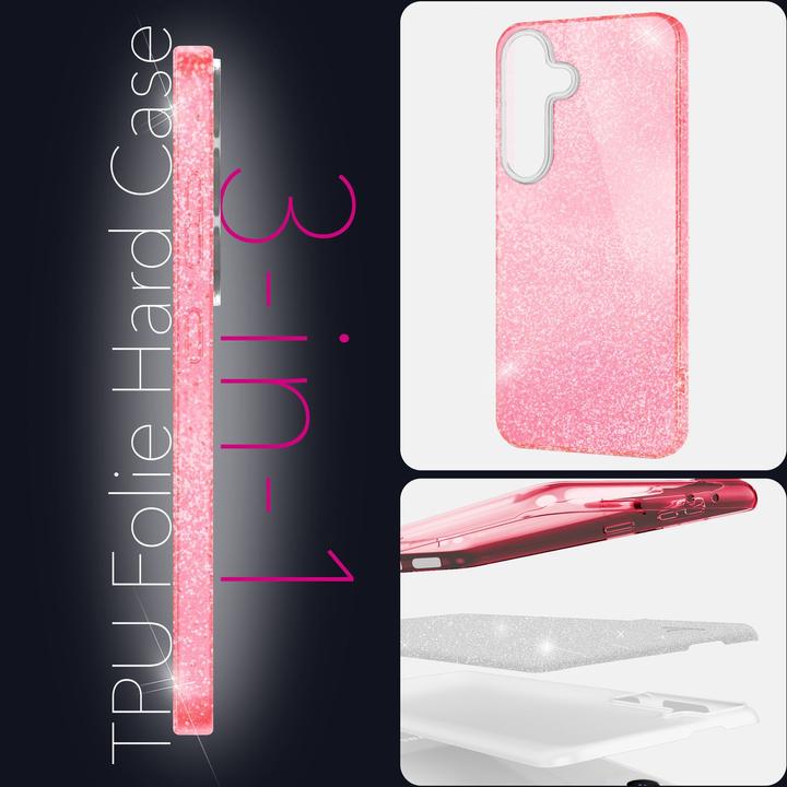 Produktbild Nalia ShinePop - Stabile Glänzende Glitzer Hülle - Glamour Glitter Cover (Samsung Galaxy S25)